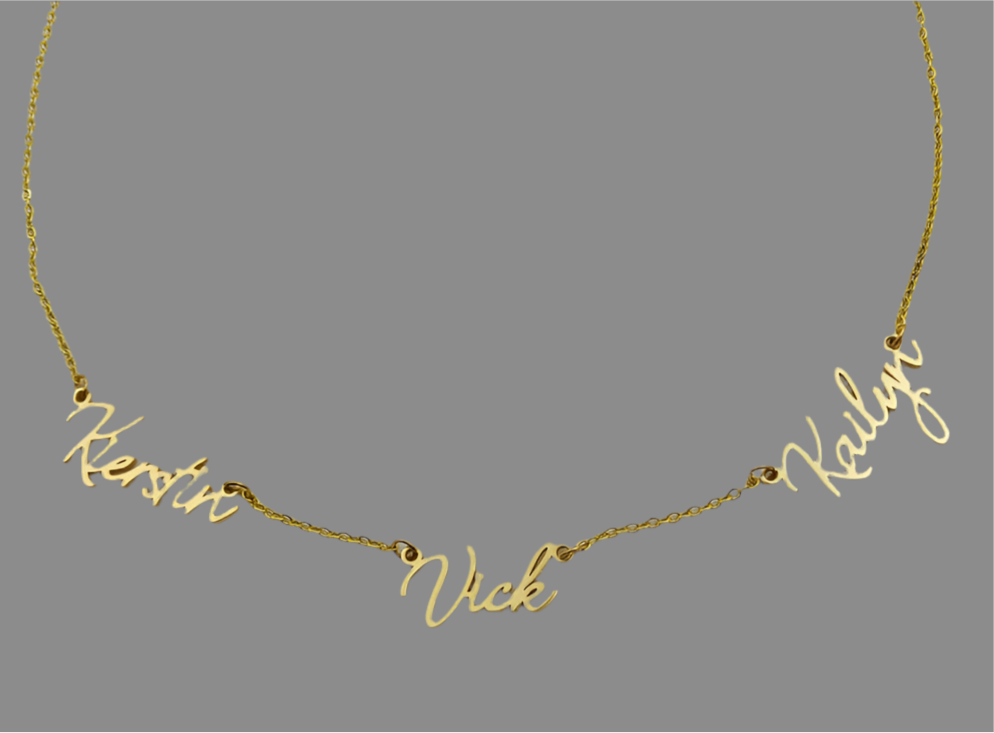 Custom Multi-Name Necklace
