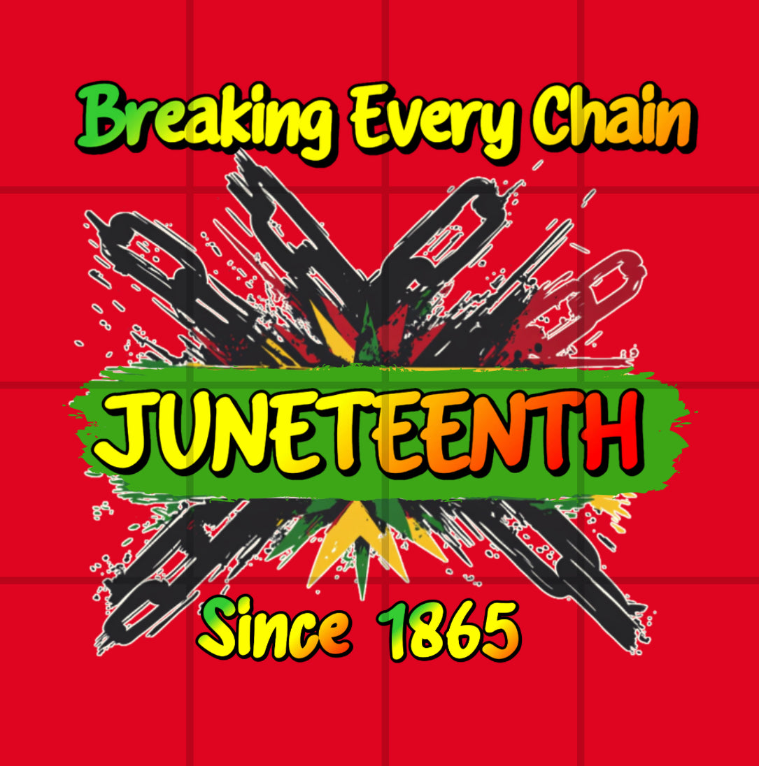 Juneteenth Breaking Every Chain Png Digital Design