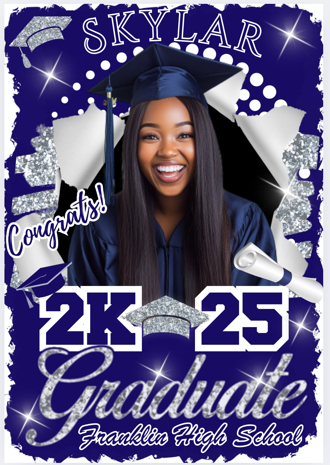 Graduation 2025 Template (Blue)