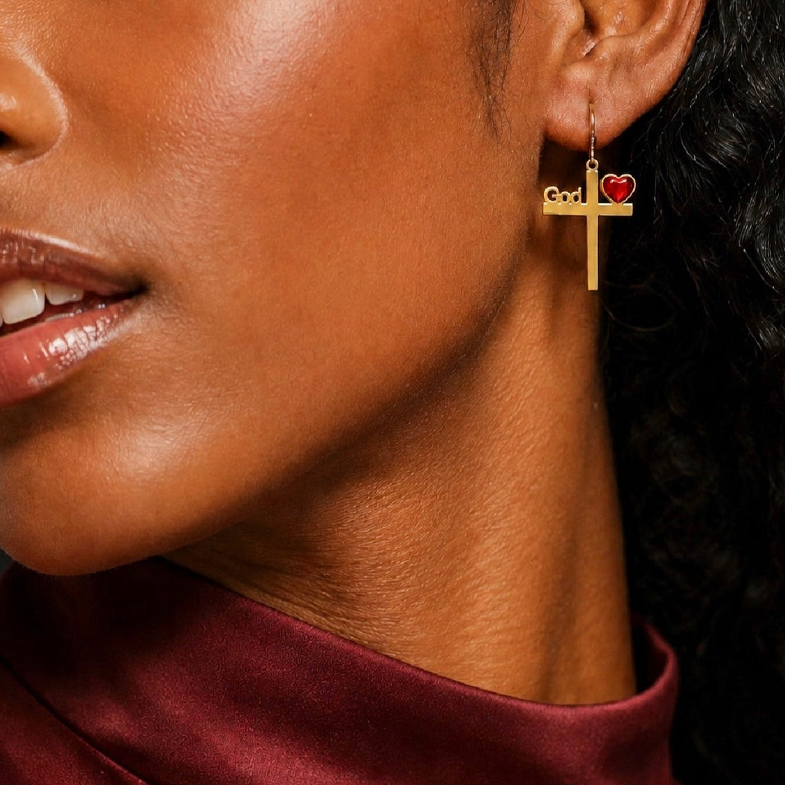 God is Love Earrings