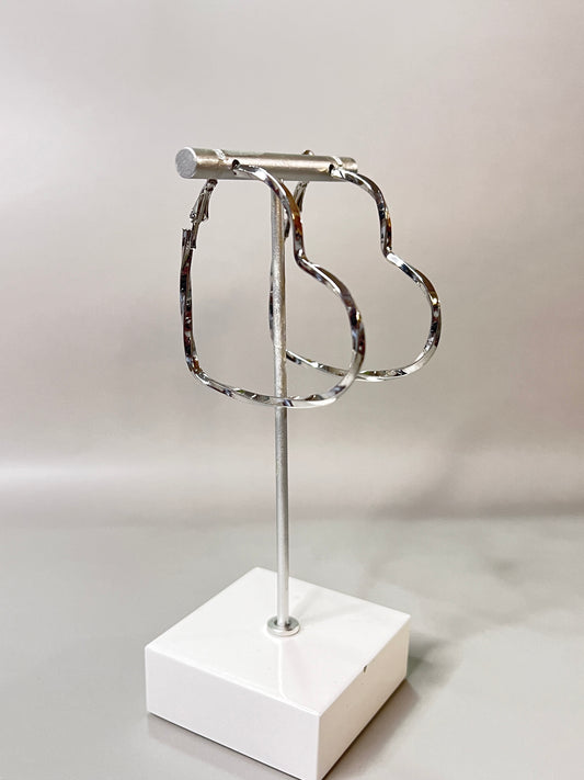Infinity Heart Hoop Earrings