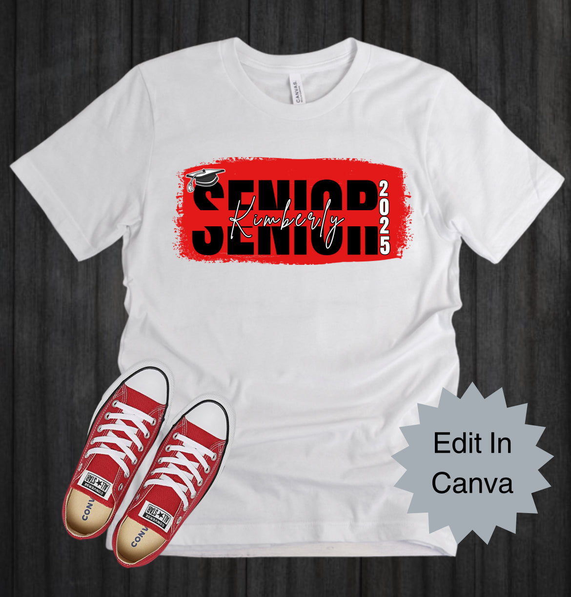 Senior 2025 Canva Editable Design Template