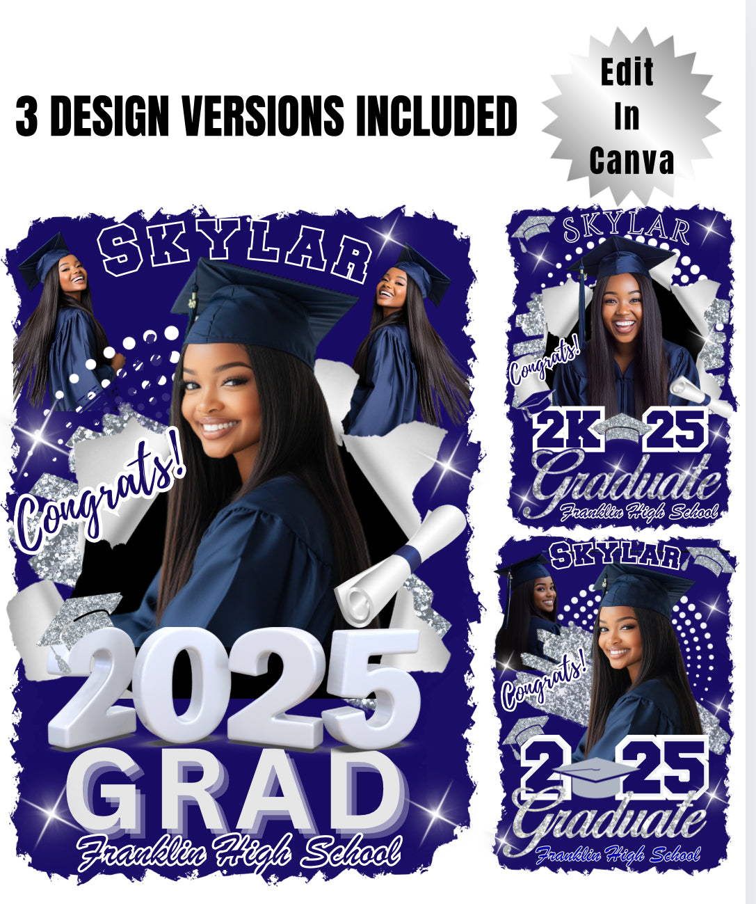 Graduation 2025 Template (Blue)