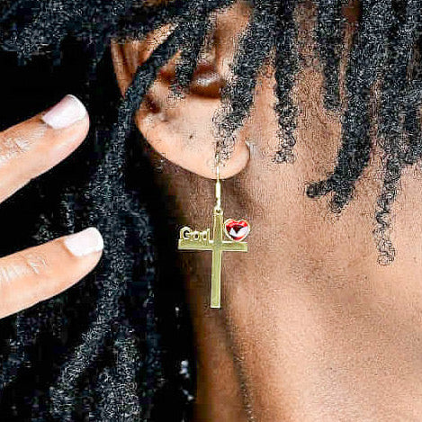 God is Love Earrings