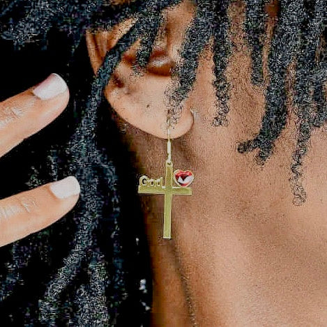 God is Love Earrings