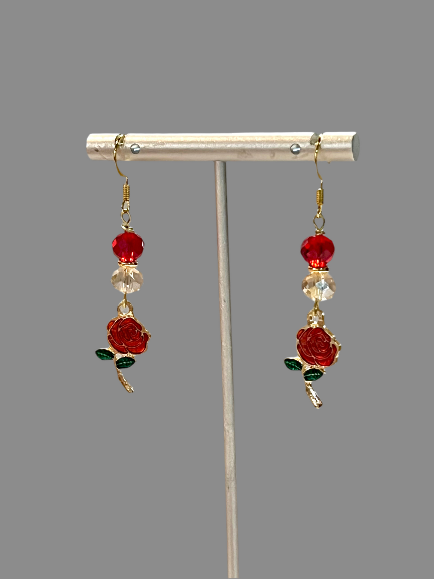 Rose Flower Earrings