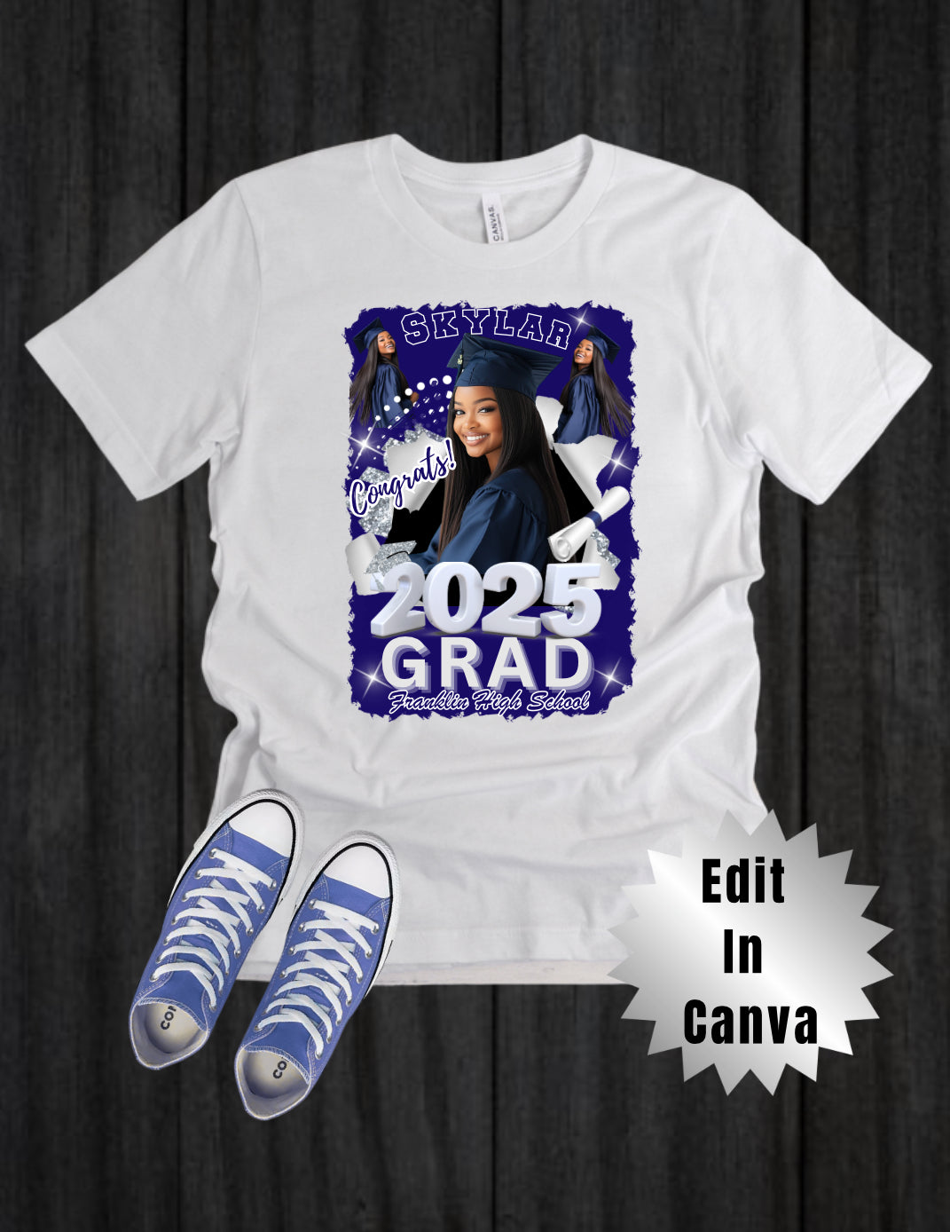 Graduation 2025 Template (Blue)
