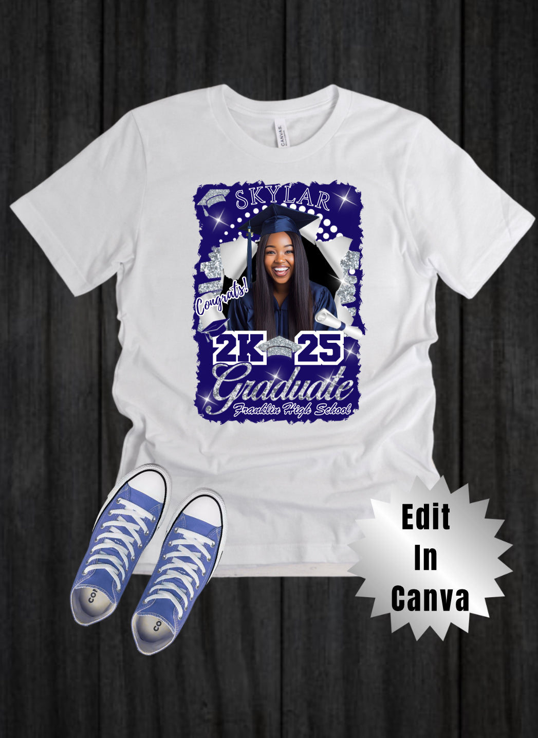 Graduation 2025 Template (Blue)