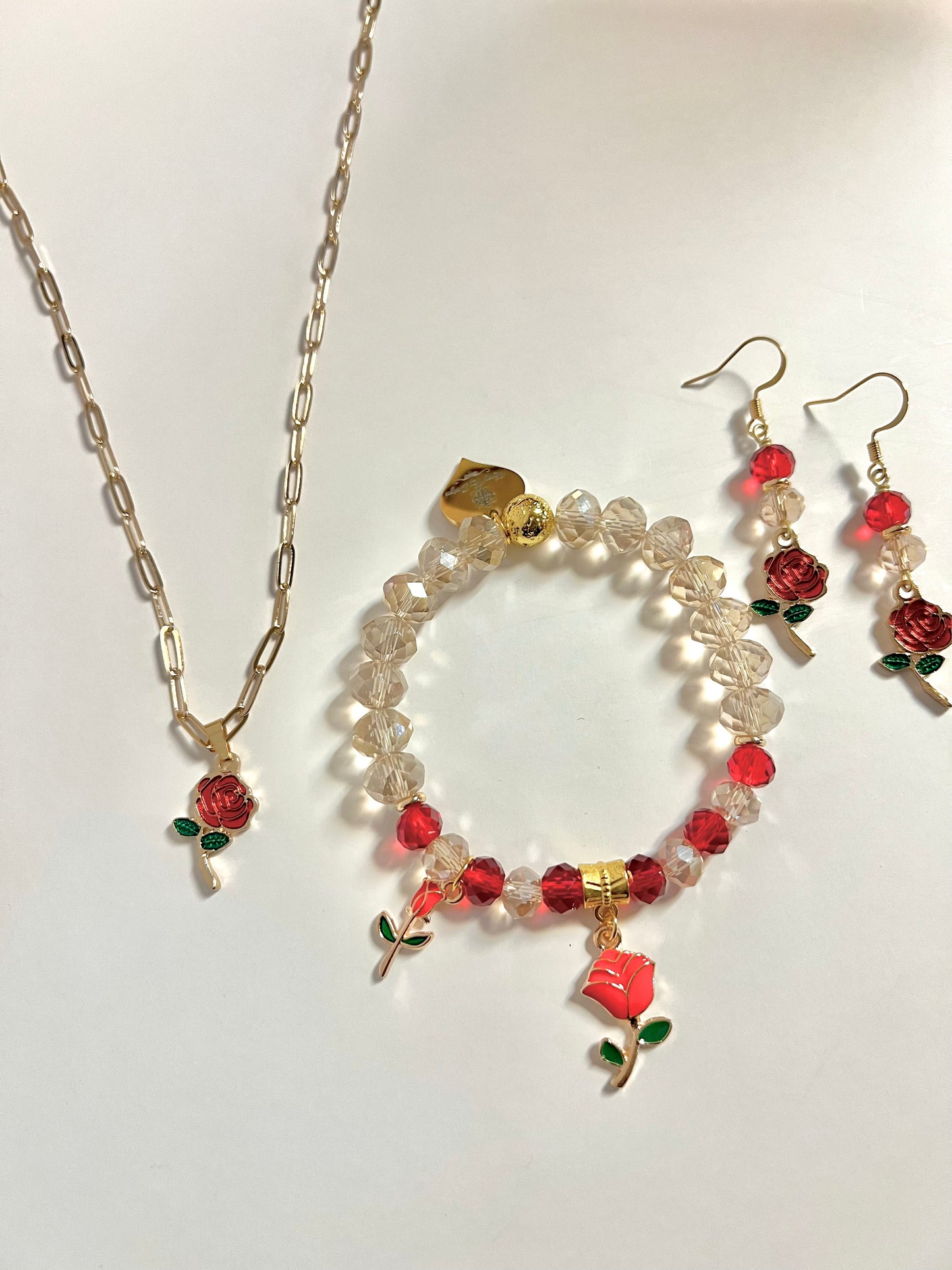 Rose Flower Necklace