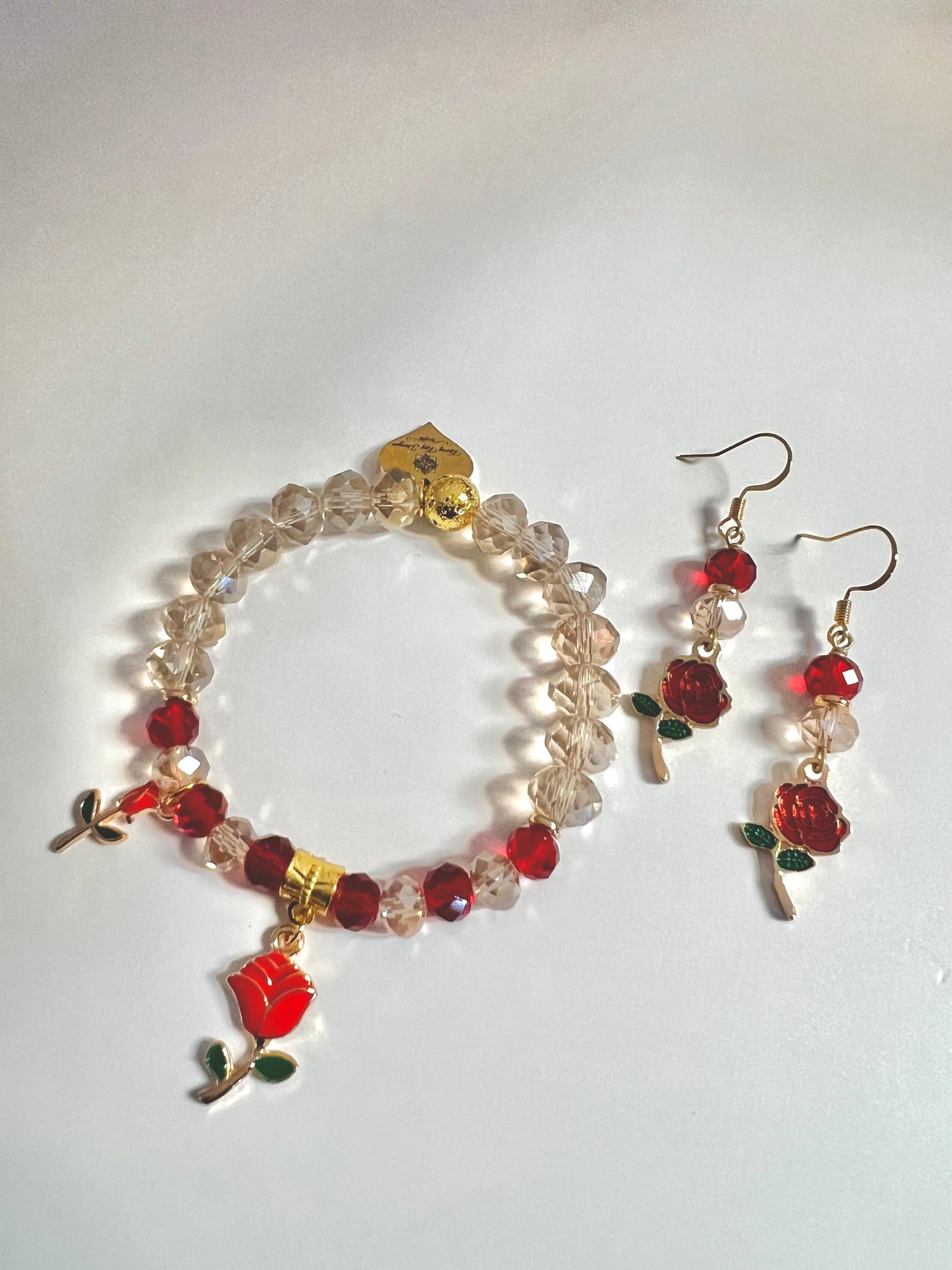Rose Flower Earrings