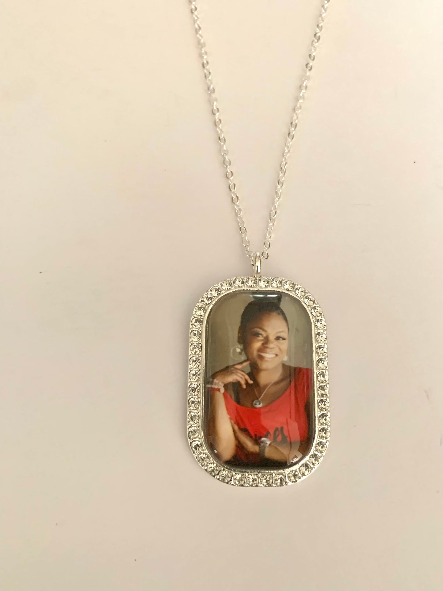 Dog Tag Photo Necklace