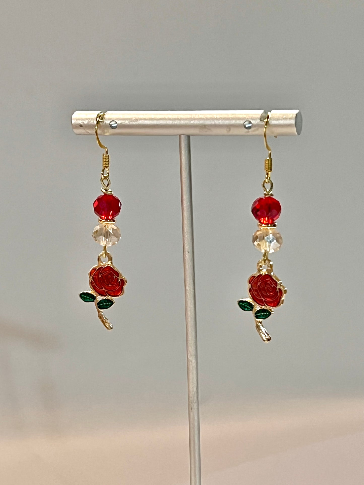 Rose Flower Earrings