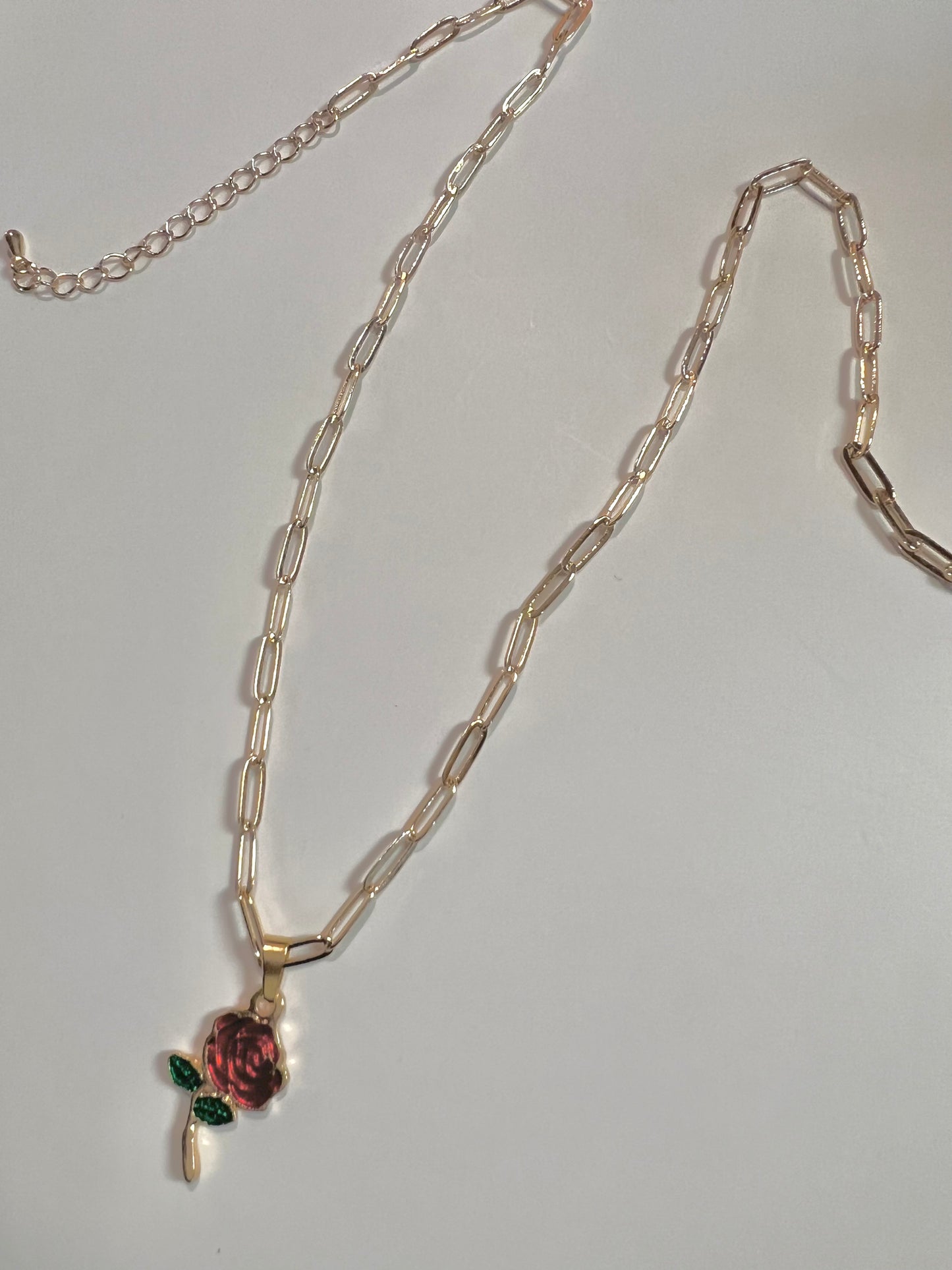 Rose Flower Necklace