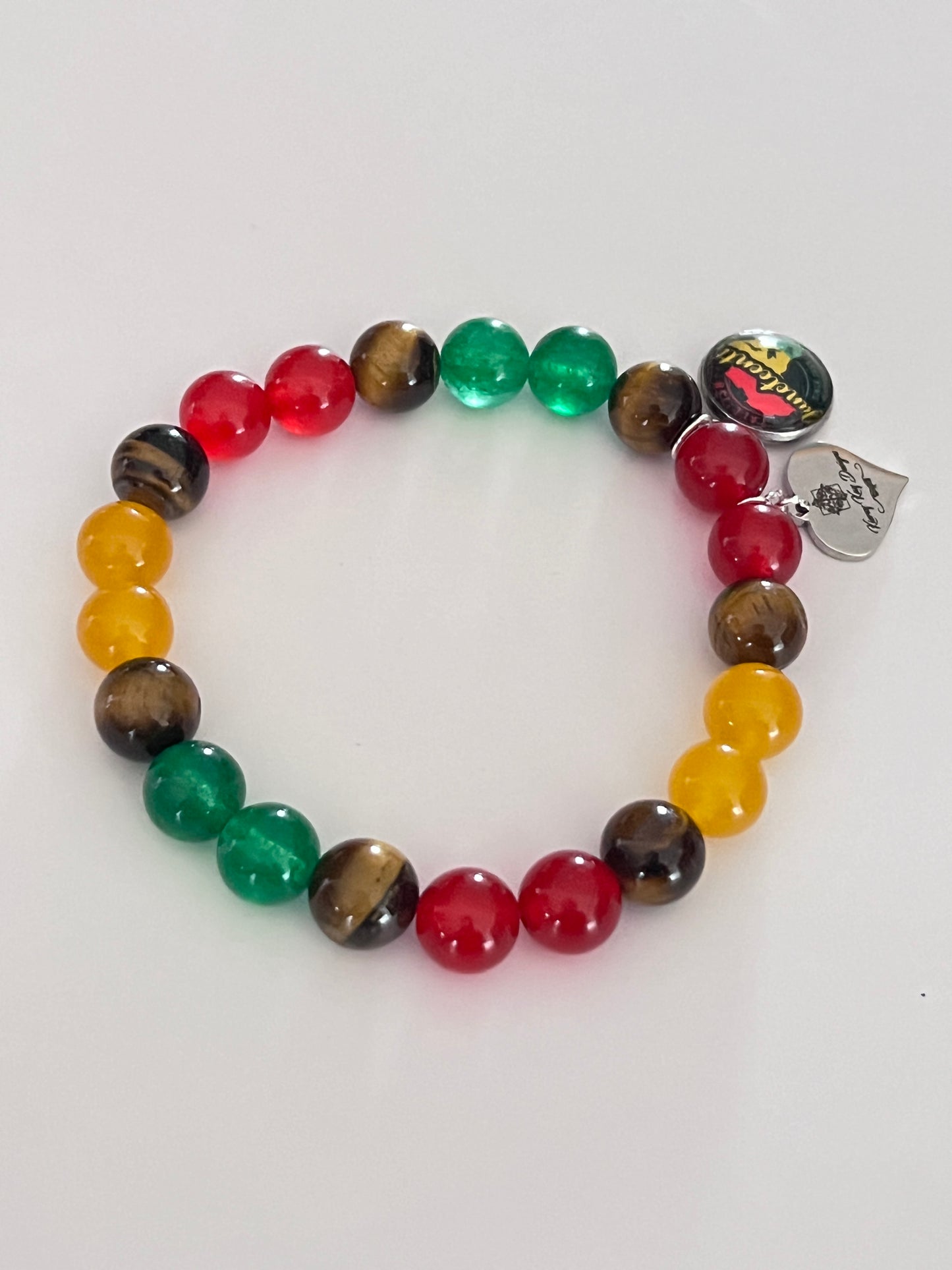 Celebrate Juneteeth Bracelet (tiger eye)