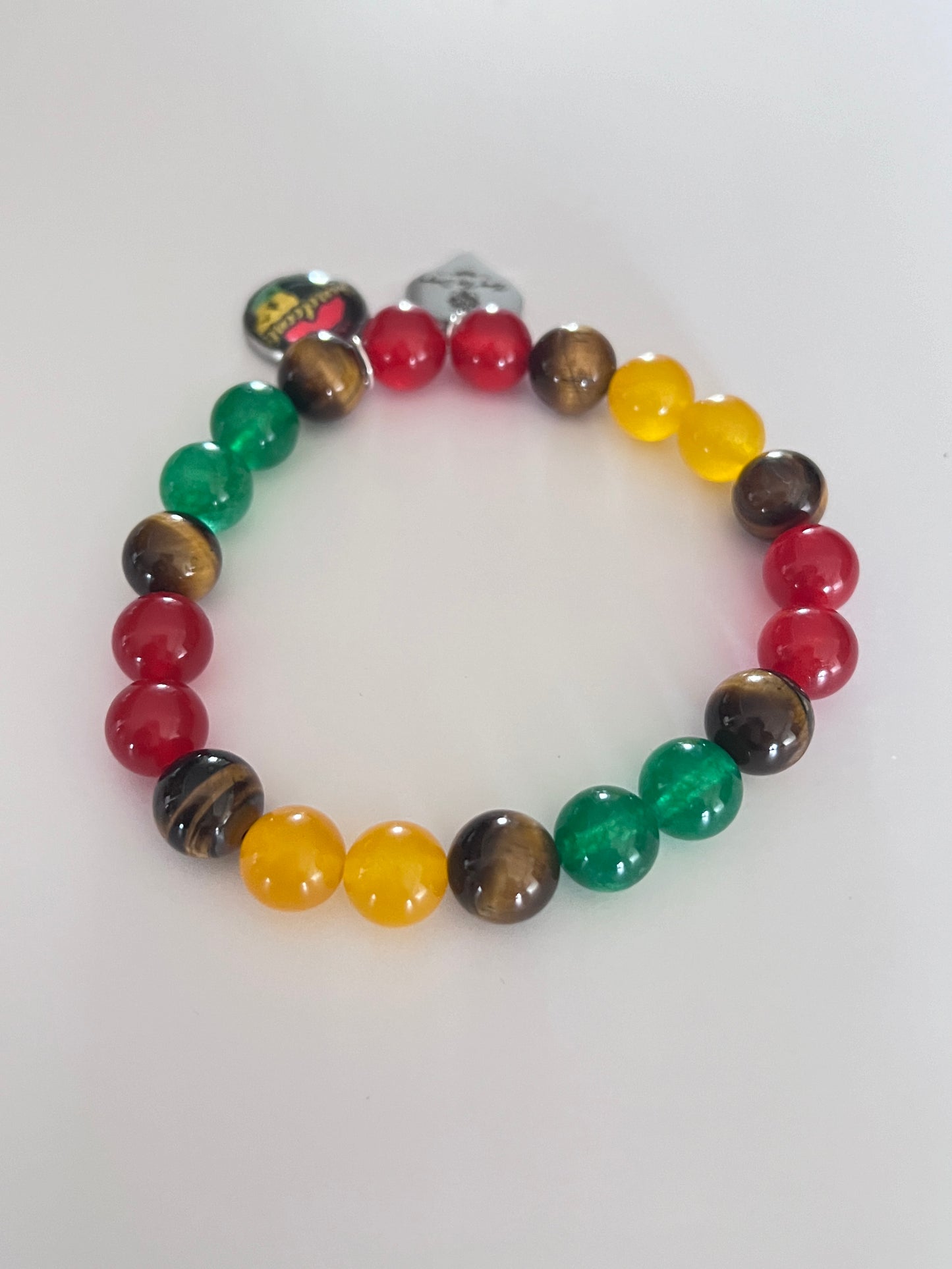 Celebrate Juneteeth Bracelet (tiger eye)