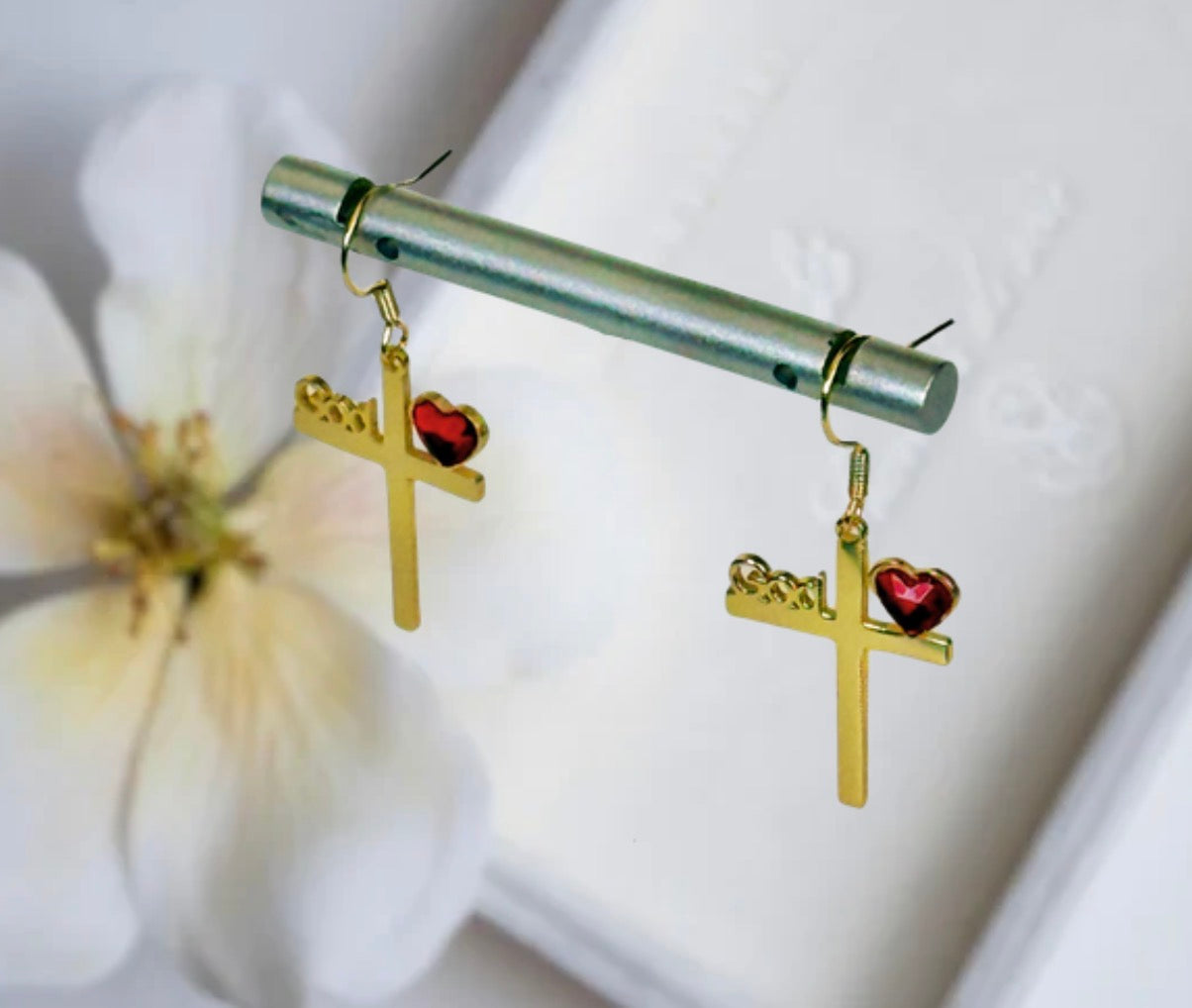 God is Love Earrings