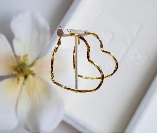 Infinity Heart Hoop Earrings