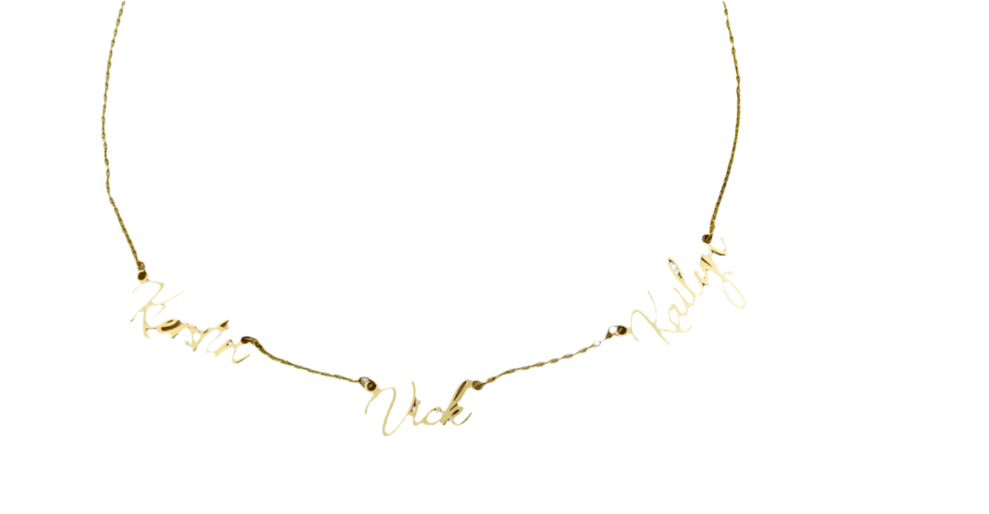 Custom Multi-Name Necklace