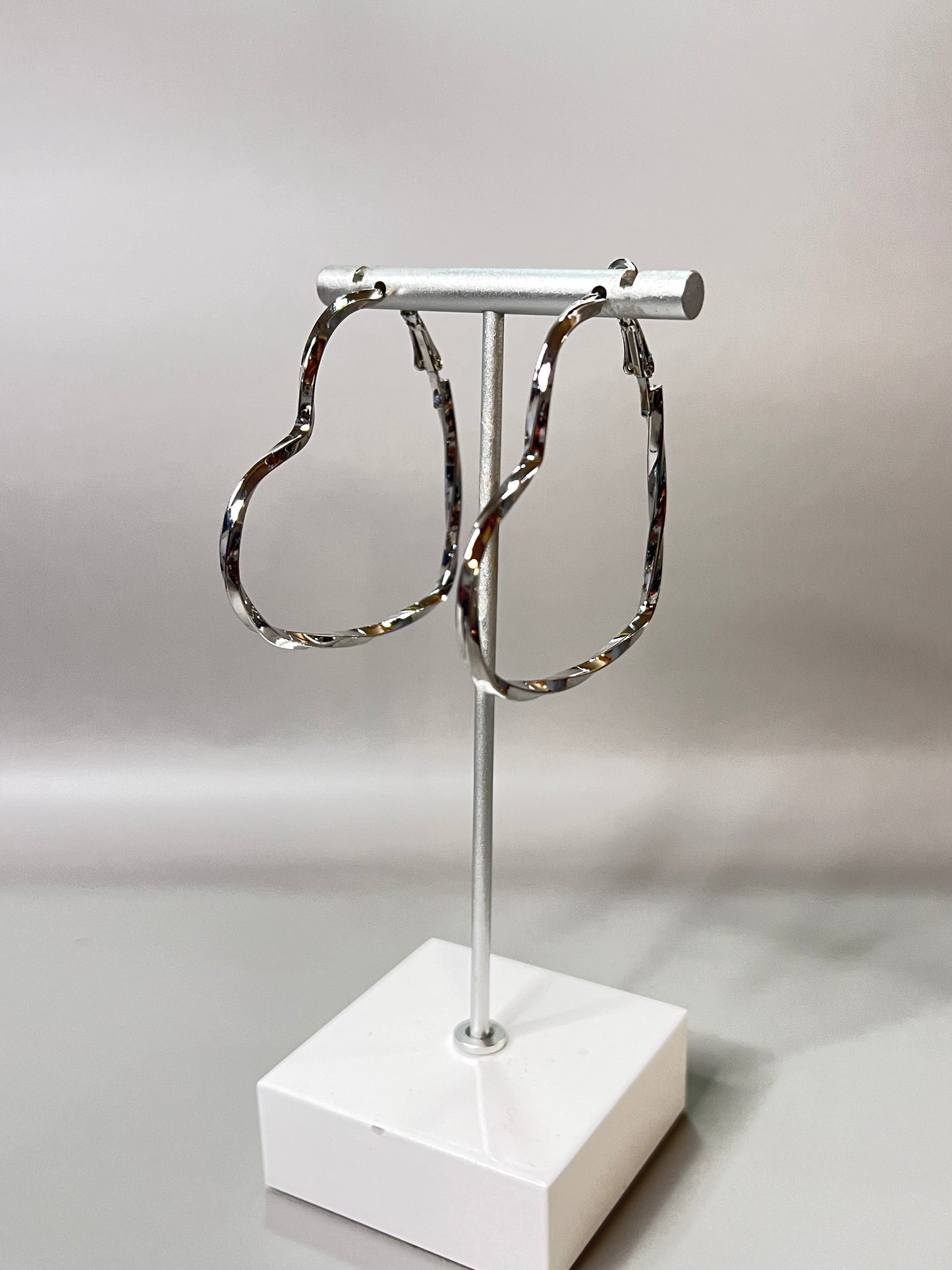 Infinity Heart Hoop Earrings