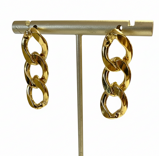 Cuban Link Earrings