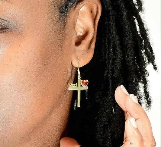 God is Love Earrings
