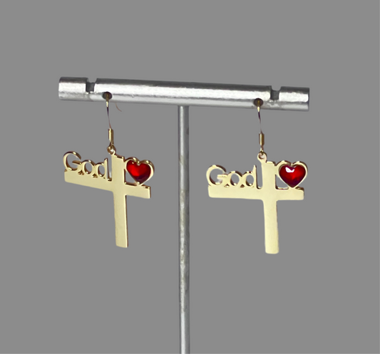 God is ❤️ Earrings