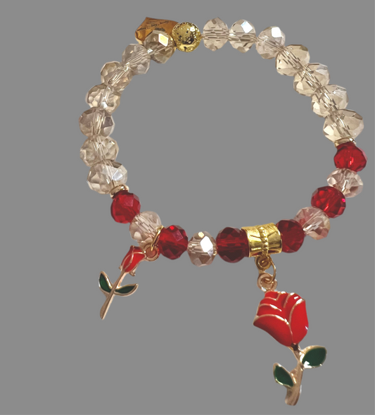 Rose Flower Bracelet