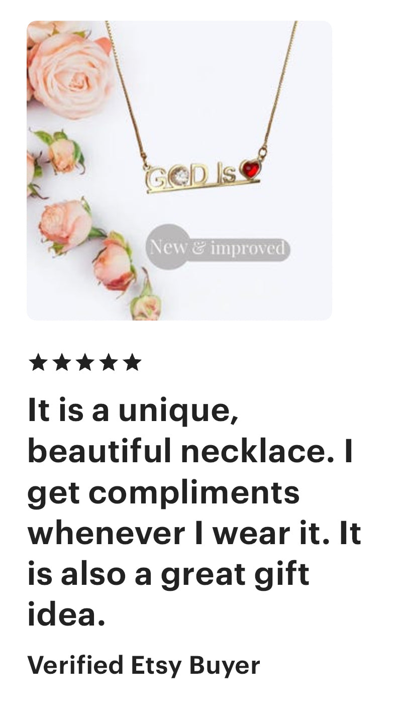 God Is Love ❤️ Necklace