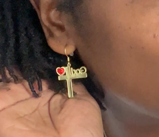 God is ❤️ Earrings