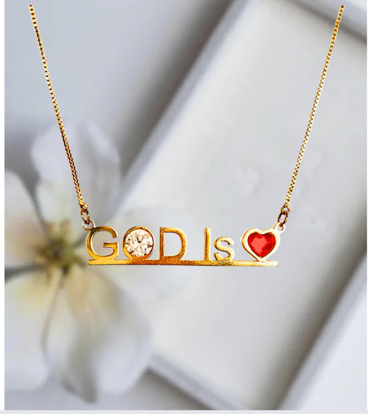 God Is Love ❤️ Necklace