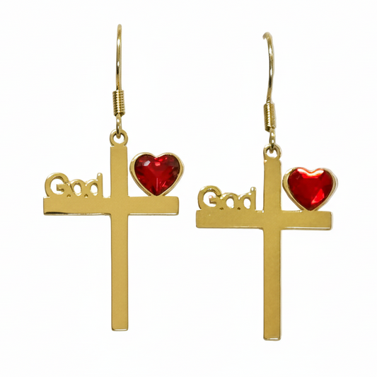God is Love Earrings