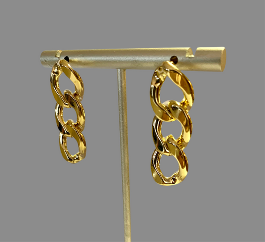 Cuban Link Earrings