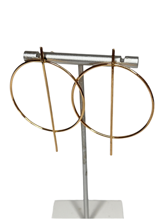 Barely Hoops Earring