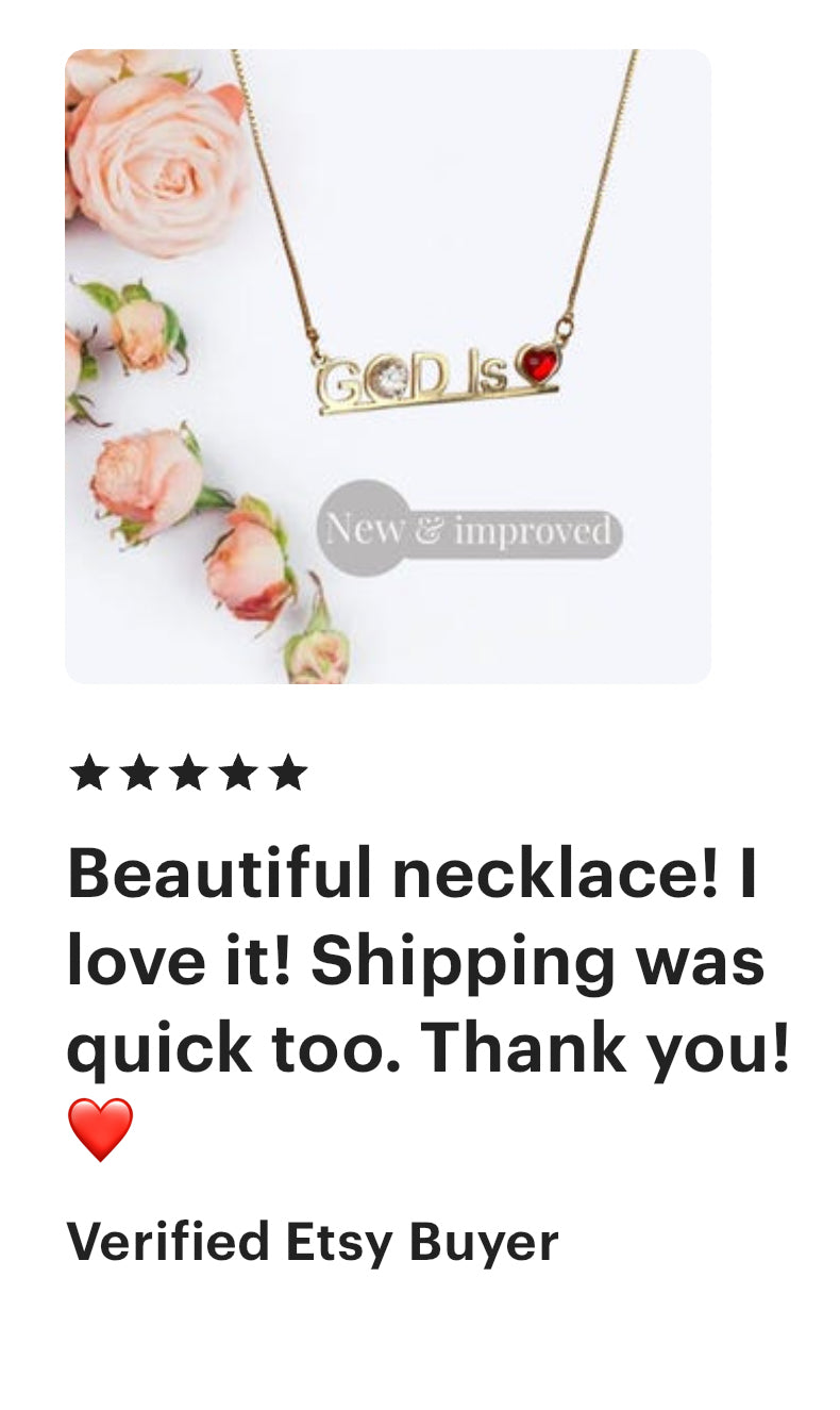 God Is Love ❤️ Necklace