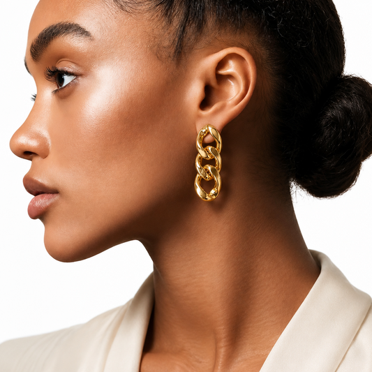 Cuban Link Earrings