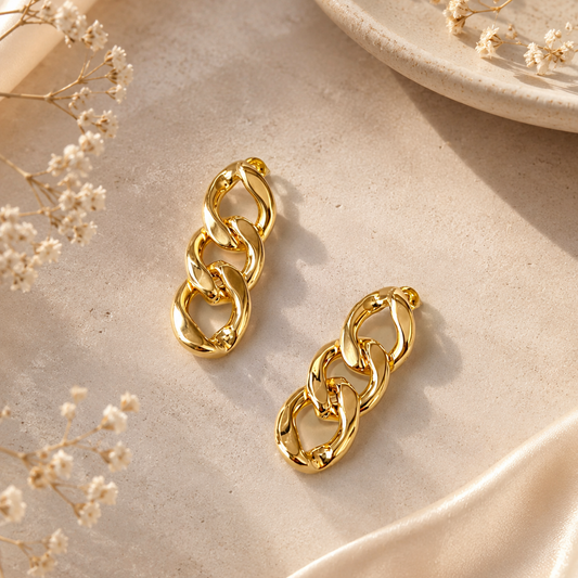 Cuban Link Earrings