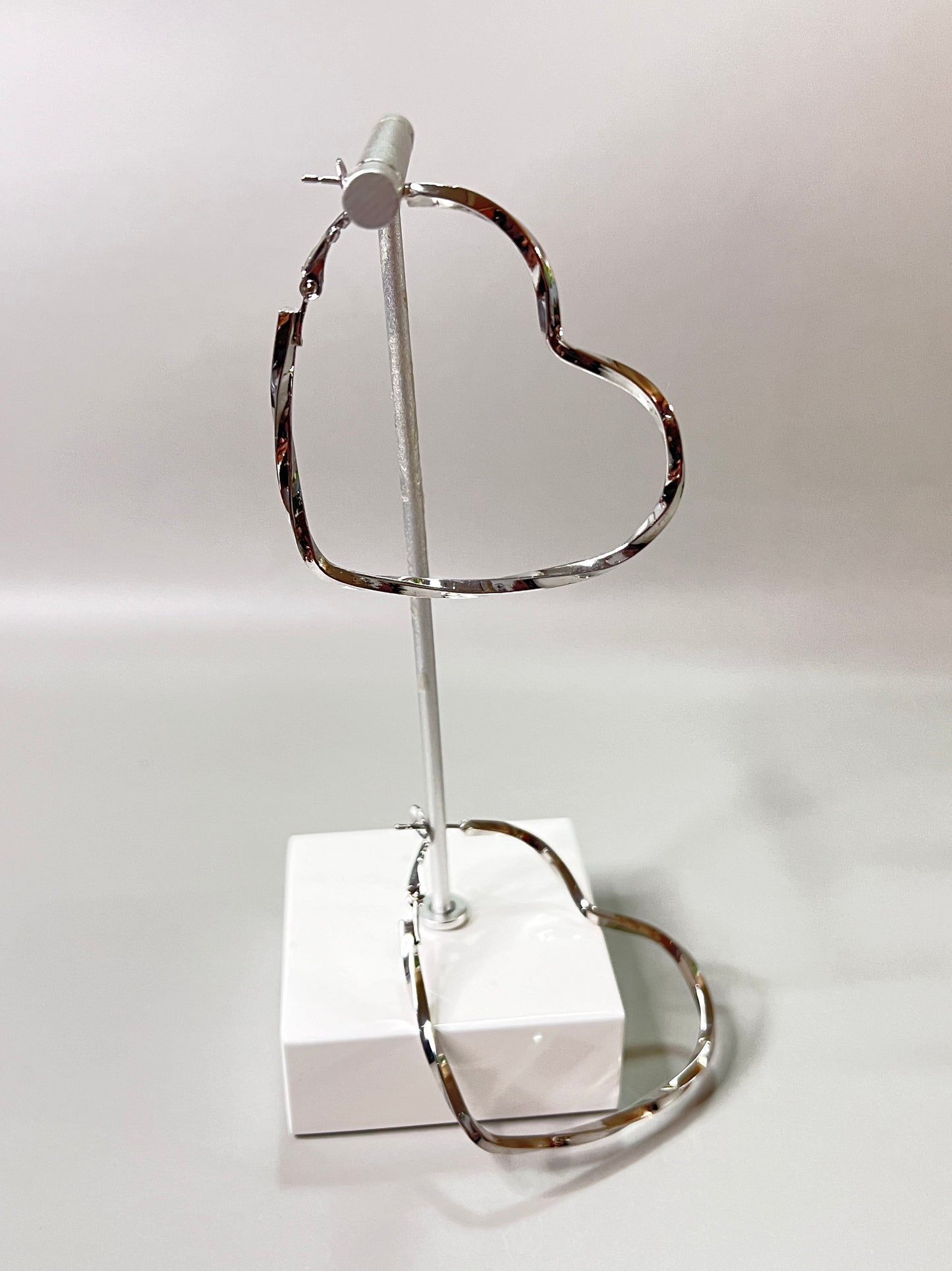 Infinity Heart Hoop Earrings