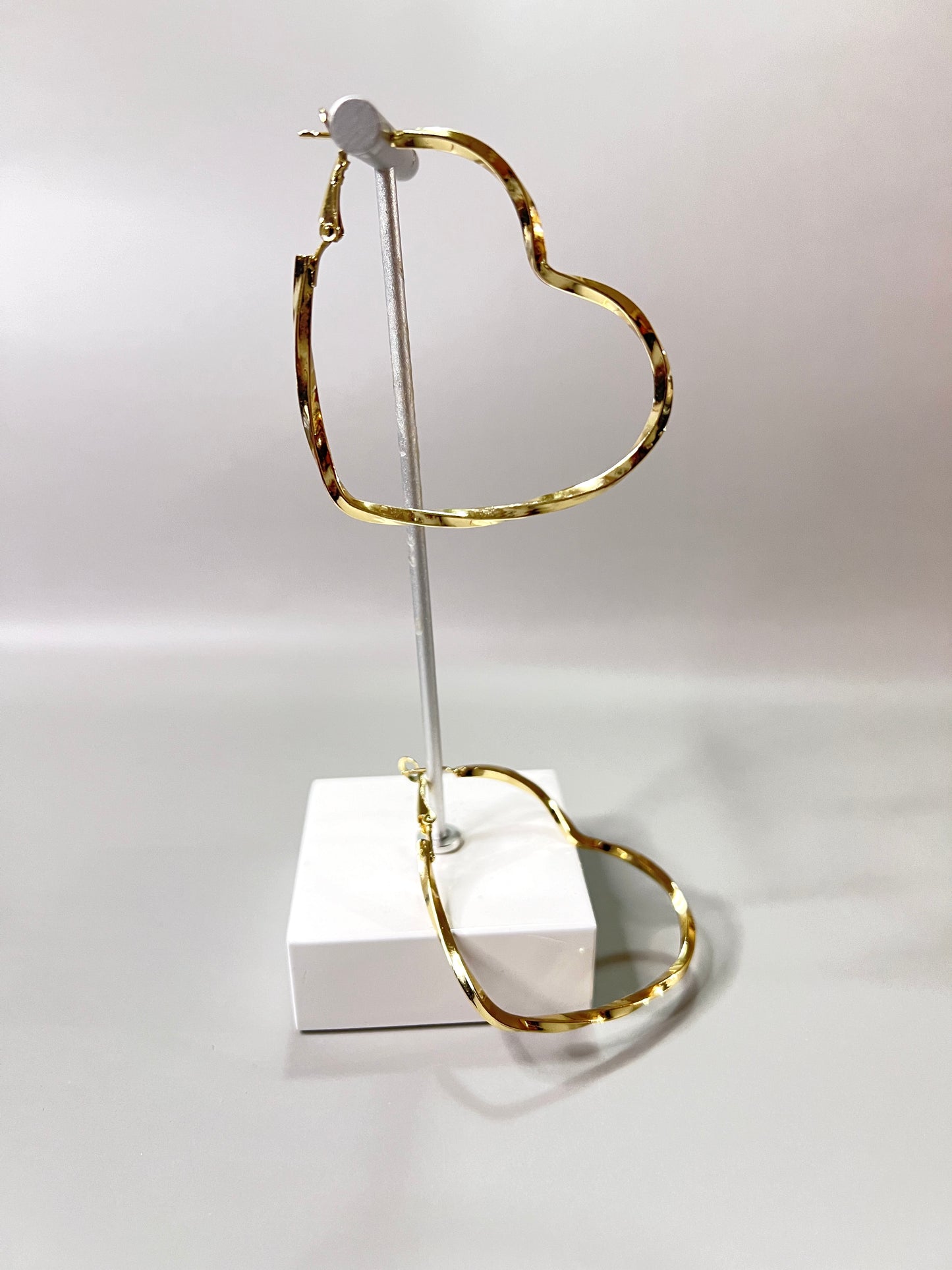 Infinity Heart Hoop Earrings