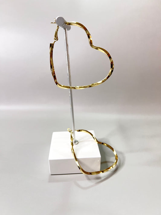 Infinity Heart Hoop Earrings