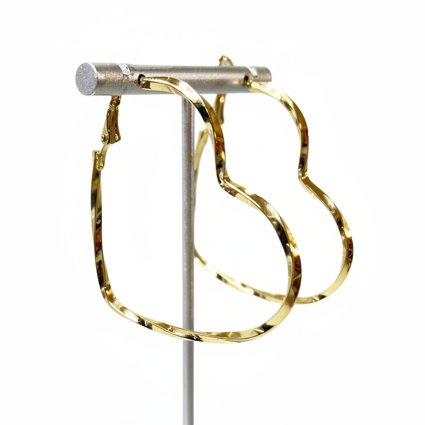 Infinity Heart Hoop Earrings