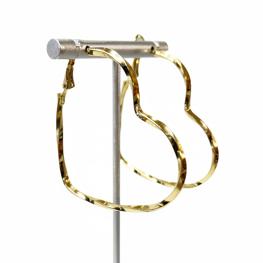 Infinity Heart Hoop Earrings