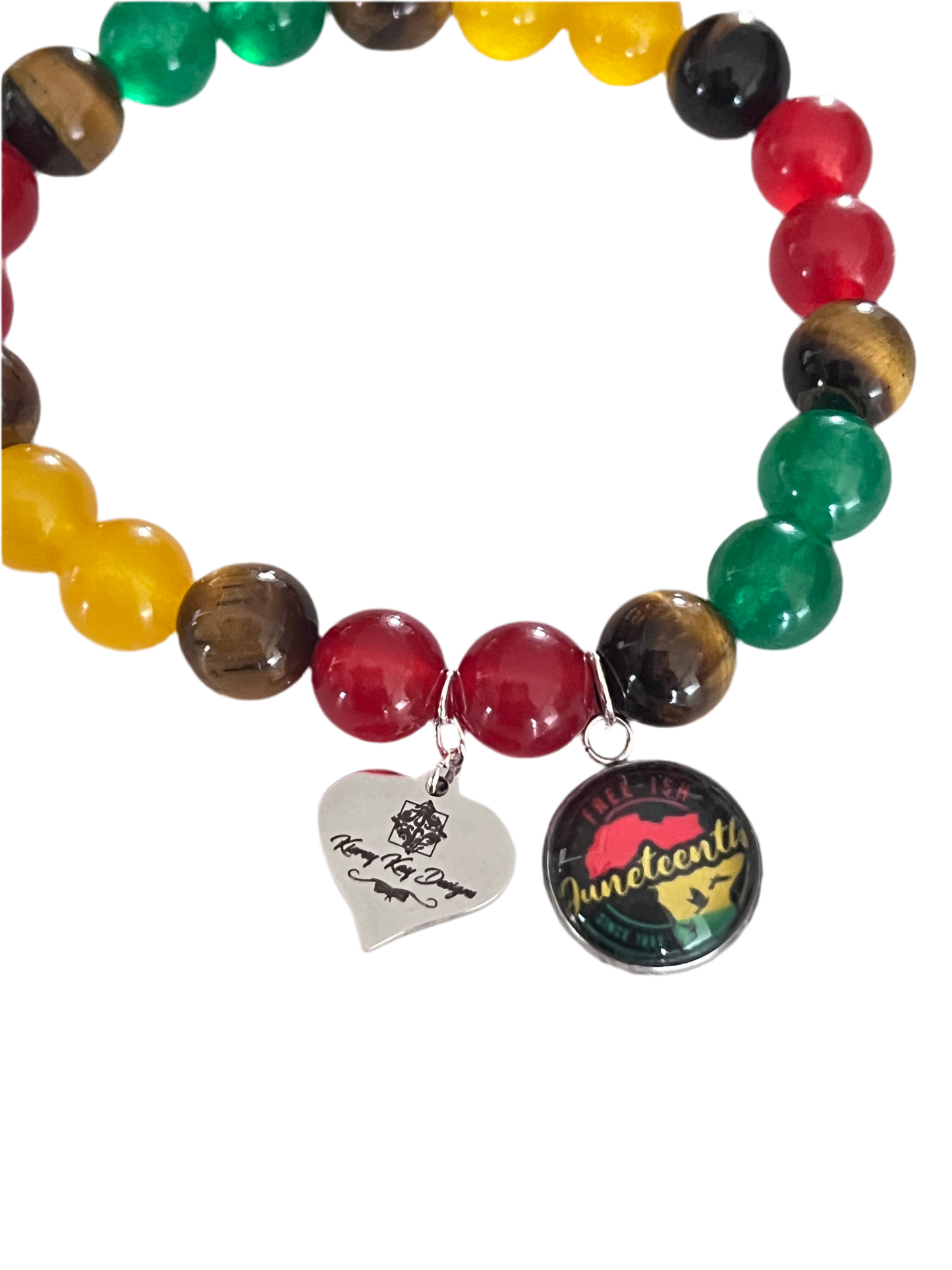Juneteeth Bracelet (tiger eye)