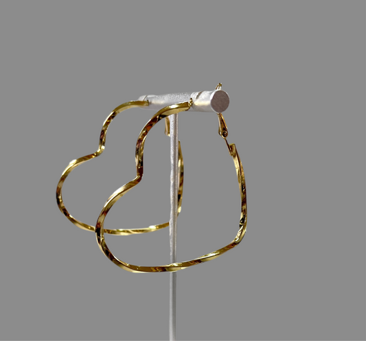 Infinity Heart Hoop Earrings