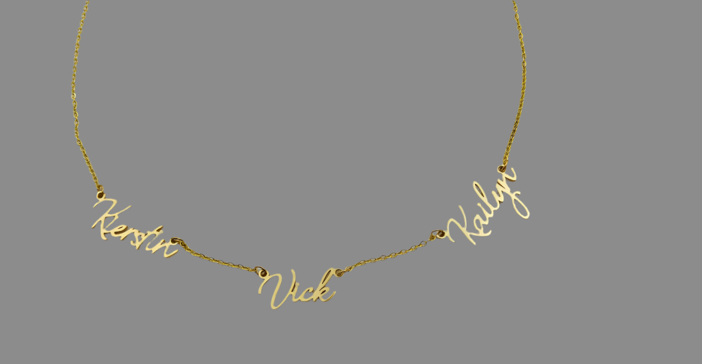 Custom Multi-Name Necklace