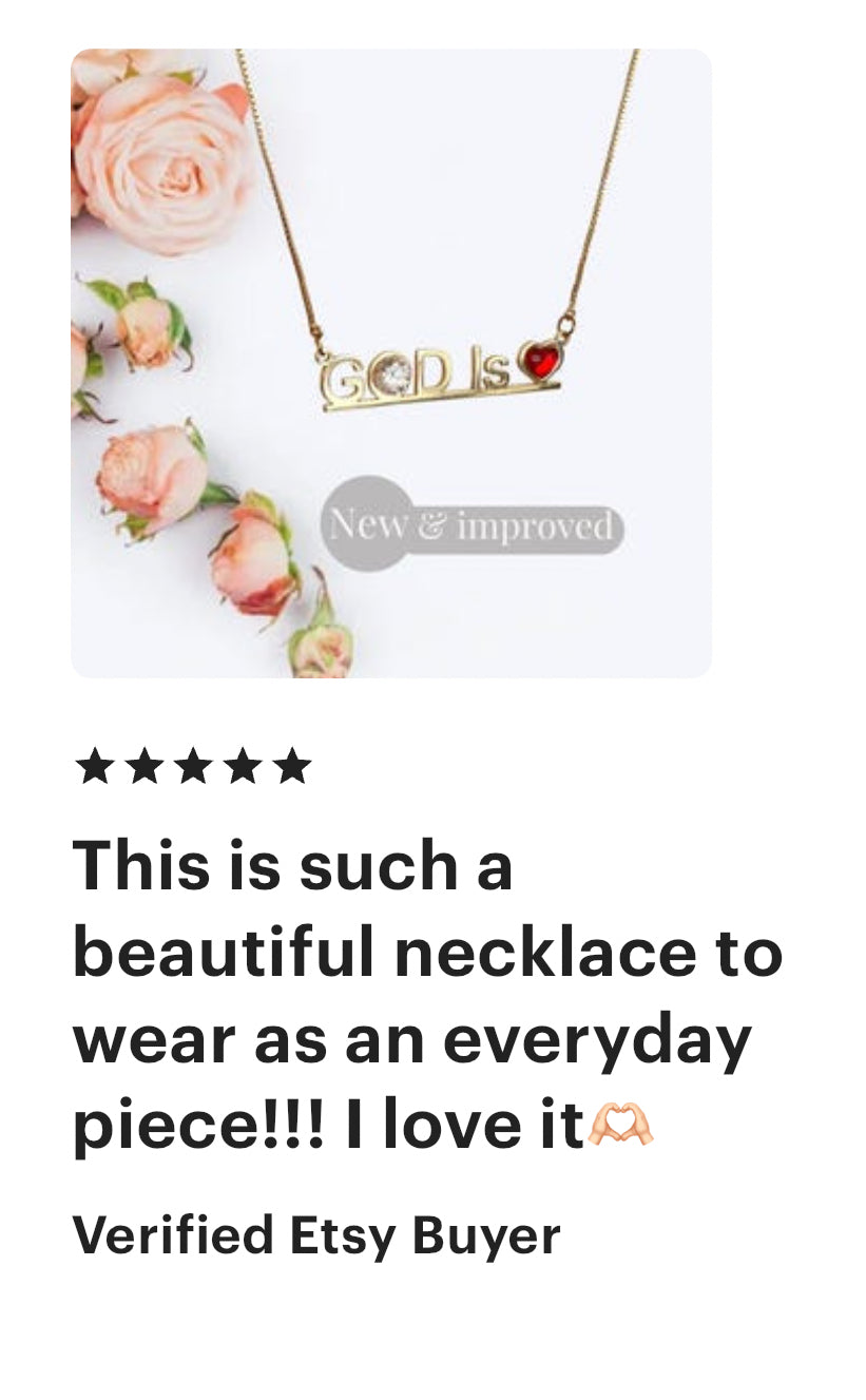 God Is Love ❤️ Necklace