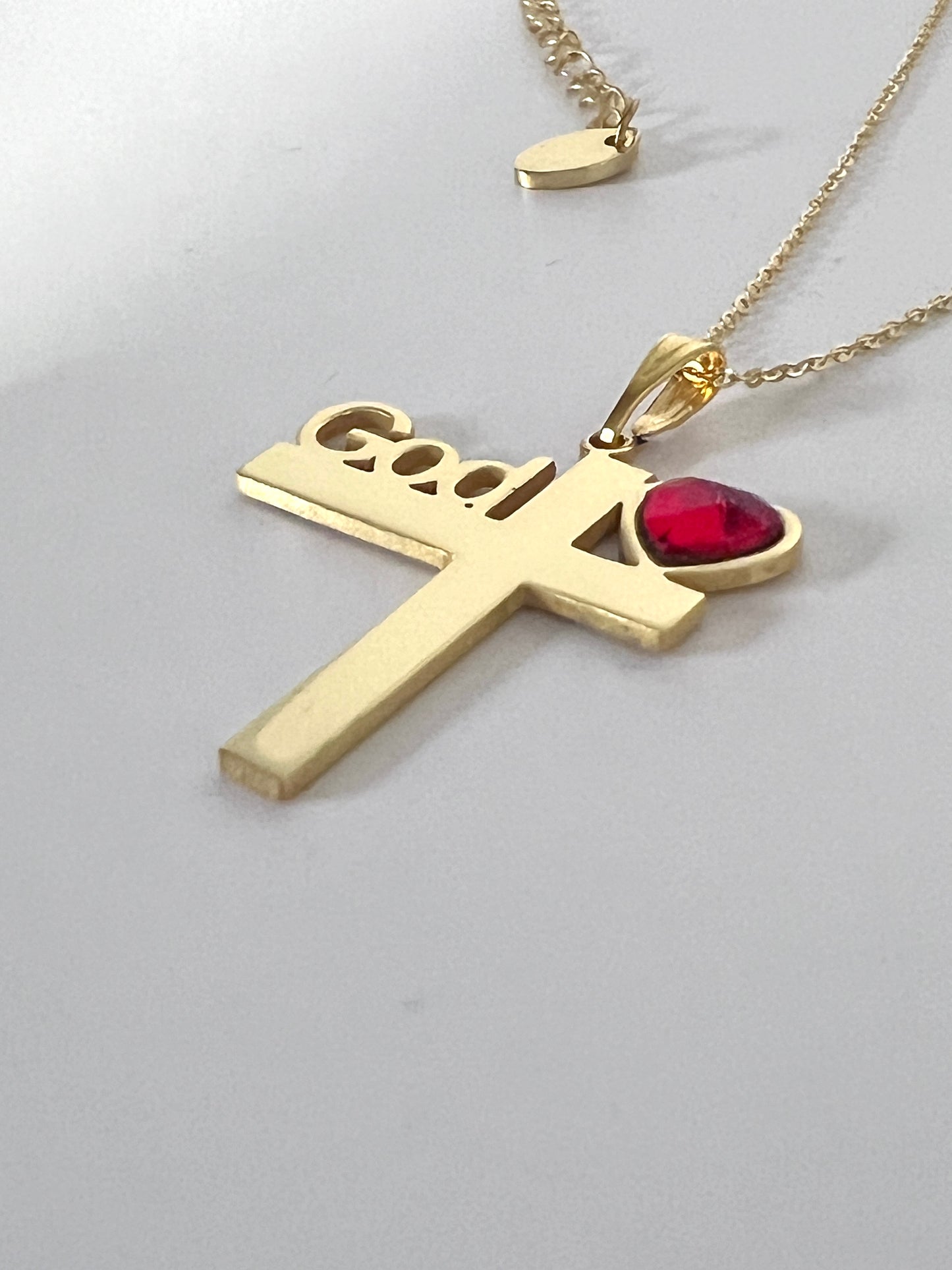 God Is ❤️ Cross Necklace