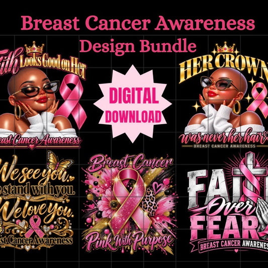 Breast Cancer Awareness Designs Bundle (2026)
