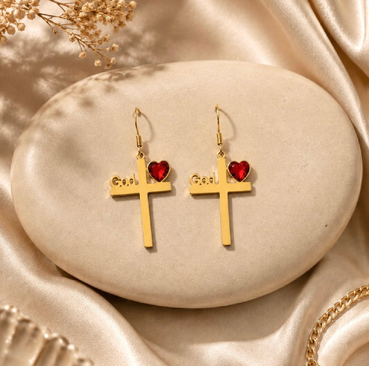 God is Love Earrings