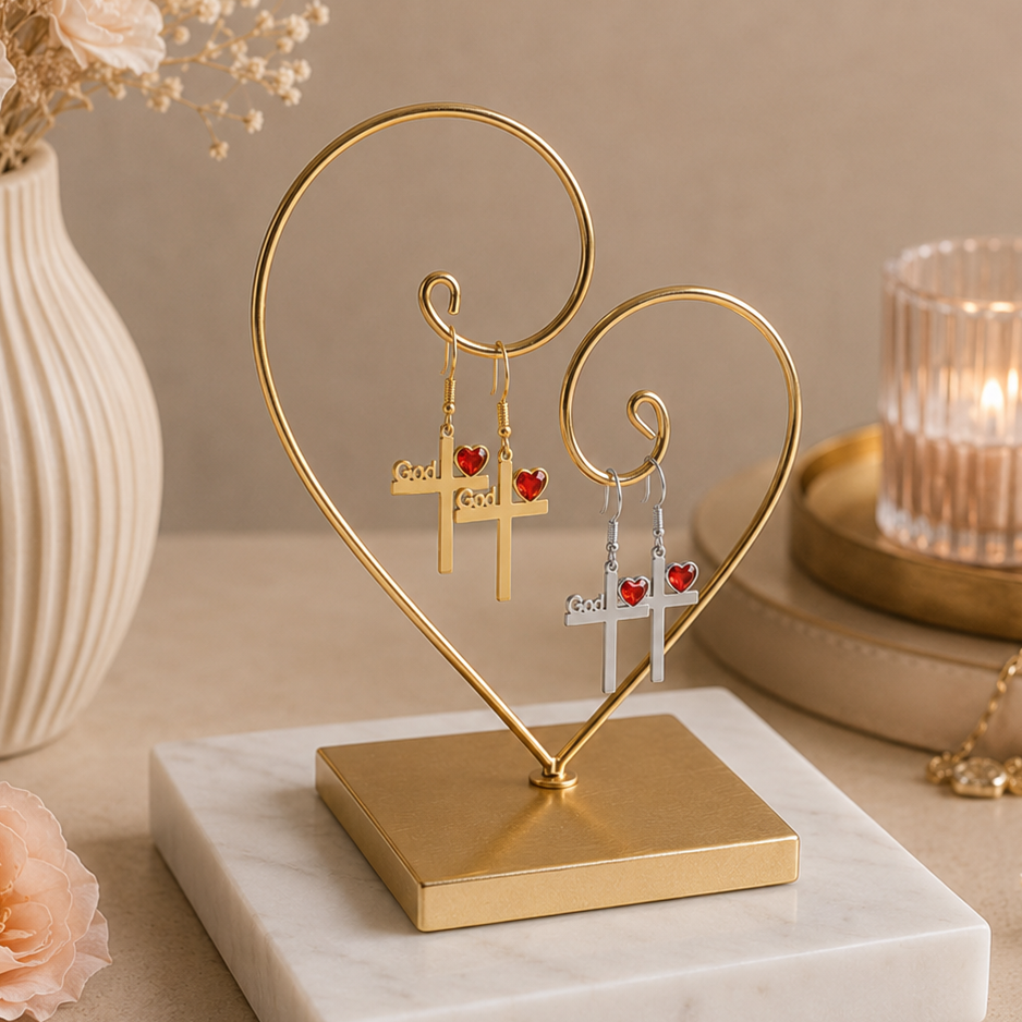 God is Love Earrings