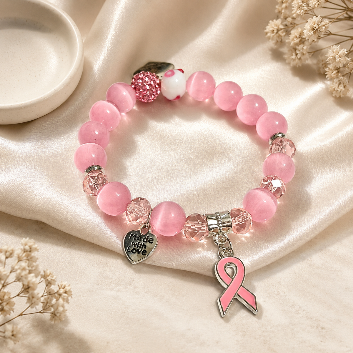 Breast Cancer Awareness Bracelet